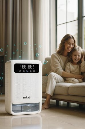 Mioji 30NEC Pro 3.8 Litre Çift Göstergeli Nem Alma ve İyon Hava Temizleme Cihazı - Beyaz