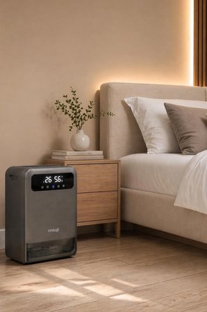 Mioji 30NEC Pro 3.8 Litre Çift Göstergeli Nem Alma ve İyon Hava Temizleme Cihazı - Silver