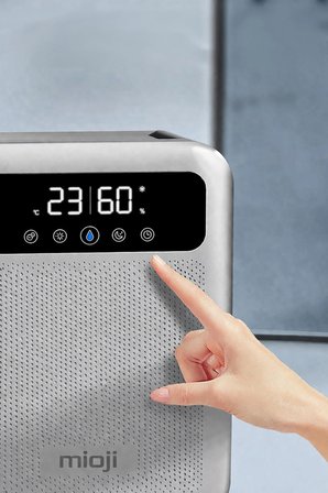Mioji 30NEC Pro 3.8 Litre Çift Göstergeli Nem Alma ve İyon Hava Temizleme Cihazı - Silver