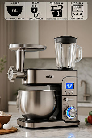 Mioji Mio MX10 6L 1500W Mikser Seti