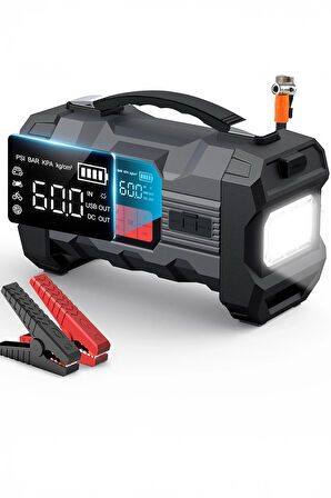 Mioji Mio 20 Pro 4000A 32000mAh Hava Pompası + Akü Takviye Cihazı + Powerbank