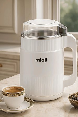 Mioji CG34 500W Paslanmaz Çelik Bıçak Kompakt Baharat ve Kahve Öğütücü - Beyaz