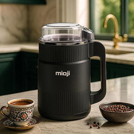 Mioji Mio CG34 500W Paslanmaz Çelik Bıçak Kompakt Baharat ve Kahve Öğütücü - Siyah