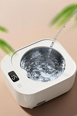 Mioji Mio UV2C Ultrasonic Protez, Dişlik ve Takma Diş Temizlik Cihazı Beyaz