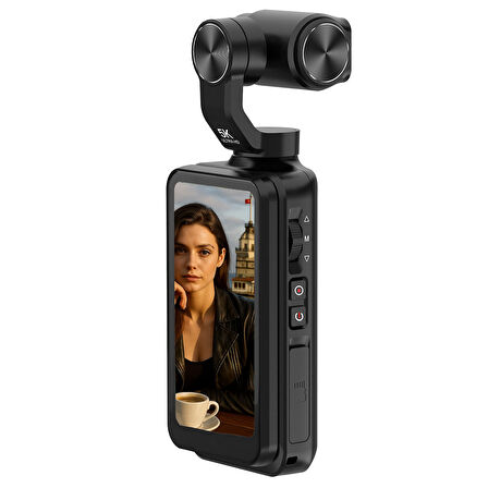 Mioji Mio Pocket 3 5K 30FPS 48MP 3 Eksenli Gimbal Kamera