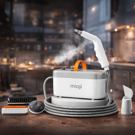 Mioji ST6 20 Saniyede Hızlı Buhar Çıkışı 5.5 Bar 1200W Buharlı Temizlik Makinesi