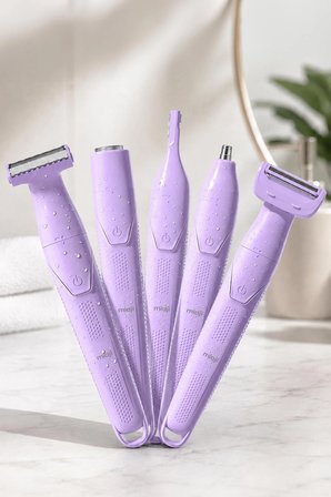 Mioji K88 Şarj Edilebilir 5 in1 Epilatör Mor