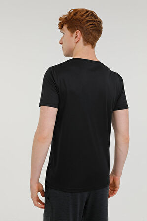 M-CT100 BASIC PES C NECK Siyah Erkek Kısa Kol T-Shirt