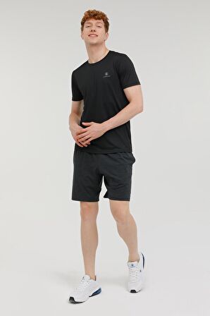 M-CT100 BASIC PES C NECK Siyah Erkek Kısa Kol T-Shirt