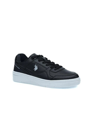 A10131854612010 101318546 Lee 3Fx U.S. Polo Assn. Erkek Spor Ayakkabı SİYAH/BEYAZ