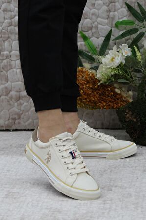 U.S. Polo Assn. Rachel 3Fx Anatomik Keten Sneaker Kadın Ayakkabı
