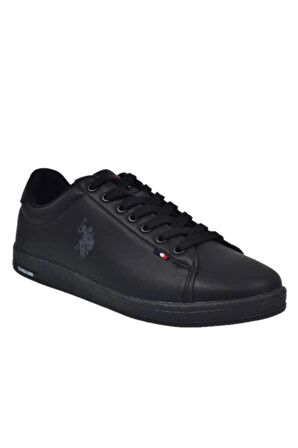 U.S Polo Assn. FRANCO 3FX Erkek Sneaker Ayakkabı Siyah 40-45 