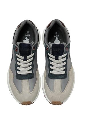 U.S Polo Assn. COOPER MULTI 3FX Erkek Sneaker Ayakkabı Gri 40-45 