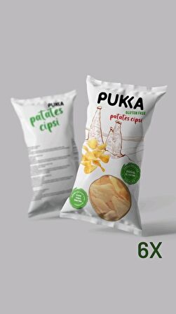 Glutensiz Vegan Gurme Patates Cips 70gr 6 ADET (70X6=420GR)