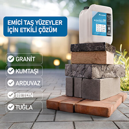 ALKORU 5 KG Şeffaf Emici Yüzeyler İçin Su İtici ve Koruyucu Malzeme