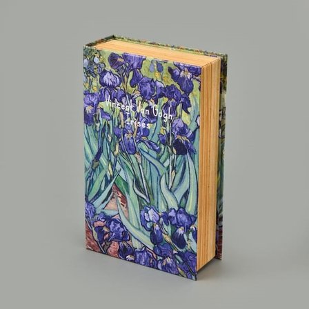 Evidea Deco Irises Dekoratif Kutu - Mavi / Yeşil - 19,5x12x5 cm