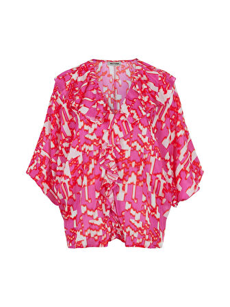 Fırfır Detaylı Bluz | 38