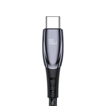 Benks D41 Type-C PD Kablo 100W Süper Hızlı Şarj Kablosu 120 cm Data Kablo