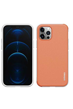 Wlons iPhone 12 Pro Uyumlu Kılıf Mat Arka Yüzey Stil Sert Wlons Hill Kapak