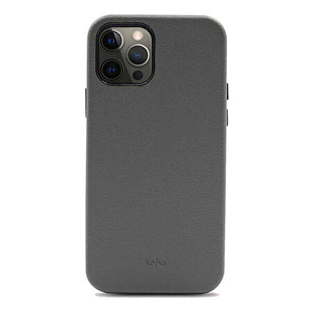 Apple iPhone 12 Pro Max Kılıf Suni Deri Kajsa Litchi Kapak