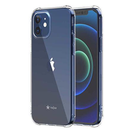 Apple iPhone 12 Pro Kılıf Kajsa Transparent Kapak