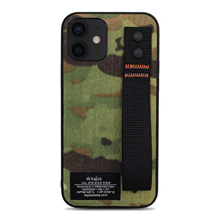 Apple iPhone 12 Pro Kılıf Kajsa Cordura Serisi Military Kapak