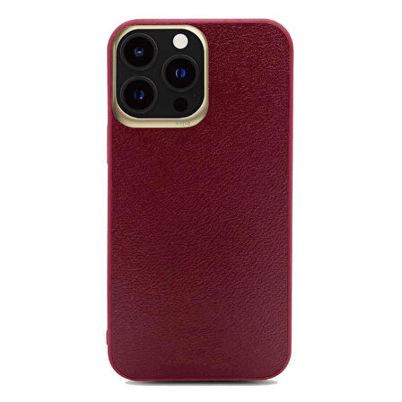 Apple iPhone 13 Pro Kılıf Kajsa Luxe Collection Hakiki Deri Kapak