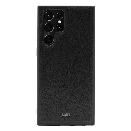 Galaxy S22 Ultra Kılıf Kajsa Luxe Collection Hakiki Deri Kapak