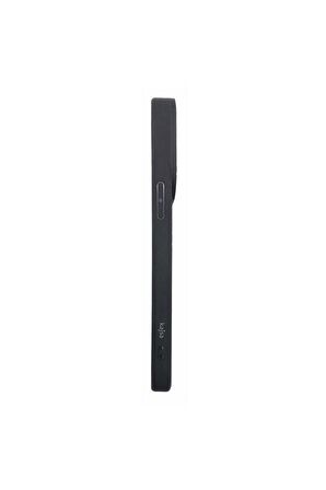 Apple iPhone 14 Plus Kılıf Soft Deri Metal Kamera Çerçeveli ​kajsa Litchi Kapak