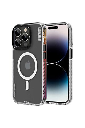 YoungKit iPhone 13 Pro Uyumlu Kılıf Magsafe Şarj Özellikli Youngkit Jane Sand Serisi Kapak