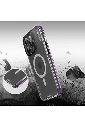 YoungKit iPhone 13 Pro Uyumlu Kılıf Magsafe Şarj Özellikli Youngkit Jane Sand Serisi Kapak