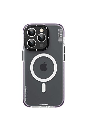 YoungKit iPhone 13 Pro Uyumlu Kılıf Magsafe Şarj Özellikli Youngkit Jane Sand Serisi Kapak