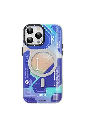 YoungKit iPhone 13 Pro Max Uyumlu Kılıf Magsafe Şarj Özellikli Youngkit Metaverse Serisi Kapak
