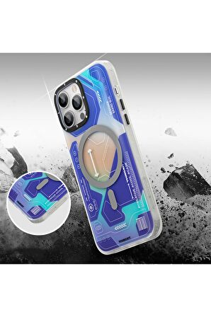 YoungKit iPhone 13 Pro Uyumlu Kılıf Magsafe Şarj Özellikli Youngkit Metaverse Serisi Kapak