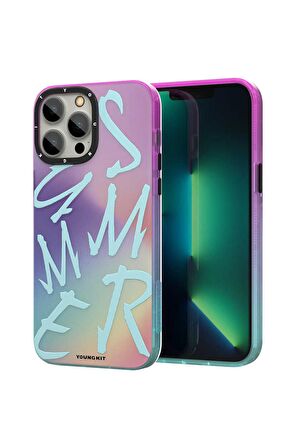 YoungKit iPhone 12 Pro Max Uyumlu Kılıf Youngkit Summer Serisi Kapak