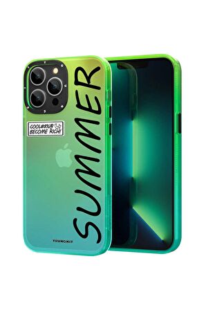 YoungKit iPhone 12 Pro Max Uyumlu Kılıf Youngkit Summer Serisi Kapak