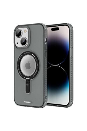 YoungKit iPhone 13 Uyumlu Kılıf Magsafe Şarj Özellikli Youngkit Rock Serisi Kapak