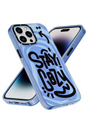 YoungKit iPhone 14 Pro Uyumlu Kılıf Mutlu Mod Figürlü Youngkit Happy Mood Serisi Kapak