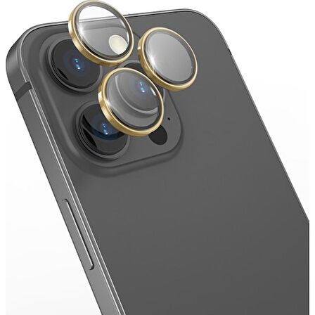 Go-Des iPhone 14 Pro Uyumlu Go Des Cl-10 Kamera Lens Koruyucu