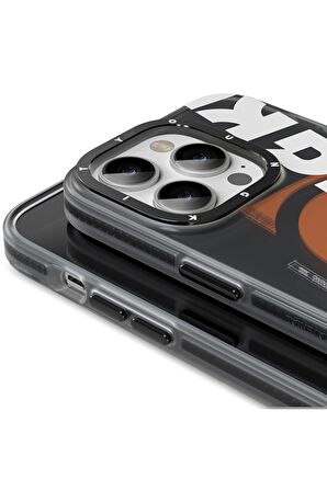 YoungKit iPhone 14 Pro Uyumlu Kılıf Magsafe Şarj Özellikli Youngkit Binfen Serisi Yazı Temalı Kapak