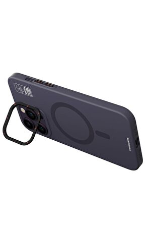 iPhone 14 Pro Uyumlu Kılıf Magsafe Şarj Özellikli Standlı Youngkit Hermit Bracket Serisi Kapak