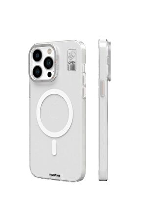 YoungKit iPhone 14 Pro Uyumlu Kılıf Magsafe Şarj Özellikli Standlı Youngkit Hermit Bracket Serisi Kapak