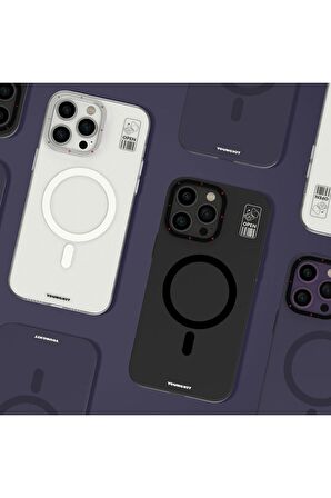 YoungKit iPhone 14 Pro Max Uyumlu Kılıf Magsafe Şarj Özellikli Standlı Youngkit Hermit Bracket Serisi Kapak