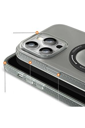YoungKit iPhone 13 Pro Max Uyumlu Kılıf Magsafe Şarj Özellikli Youngkit Rock Serisi Kapak