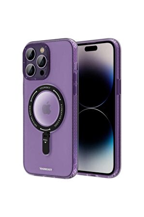 YoungKit iPhone 13 Pro Max Uyumlu Kılıf Magsafe Şarj Özellikli Youngkit Rock Serisi Kapak