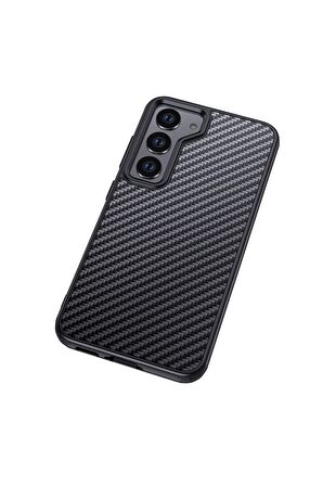 Wlons Galaxy S23 Uyumlu Kılıf Aramid Karbon Fiber Magsafe Özellikli Wlons Radison Kapak