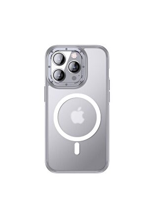 Wlons iPhone 14 Pro Max Uyumlu Kılıf Magsafe Şarj Özellikli Mat Görünümlü Wlons Vevo Kapak