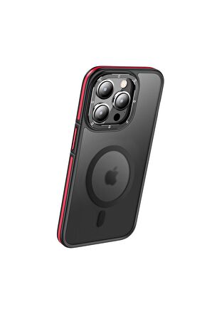 Wlons iPhone 14 Pro Uyumlu Kılıf Magsafe Şarj Özellikli Mat Görünümlü Wlons Vevo Kapak