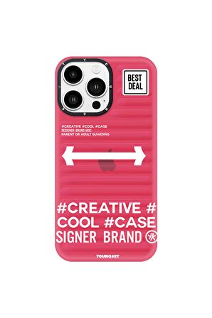 YoungKit iPhone 14 Pro Uyumlu Kılıf Youngkit Luggage Firefly Serisi Kapak