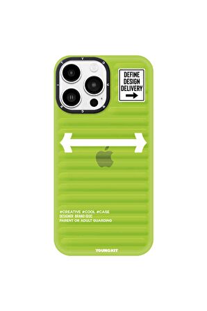 YoungKit iPhone 14 Pro Uyumlu Kılıf Youngkit Luggage Firefly Serisi Kapak